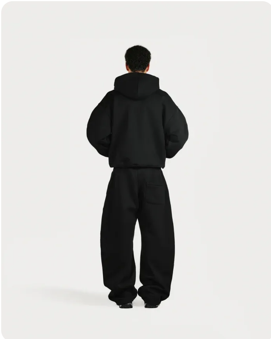MONOCHROME ZIP SUIT