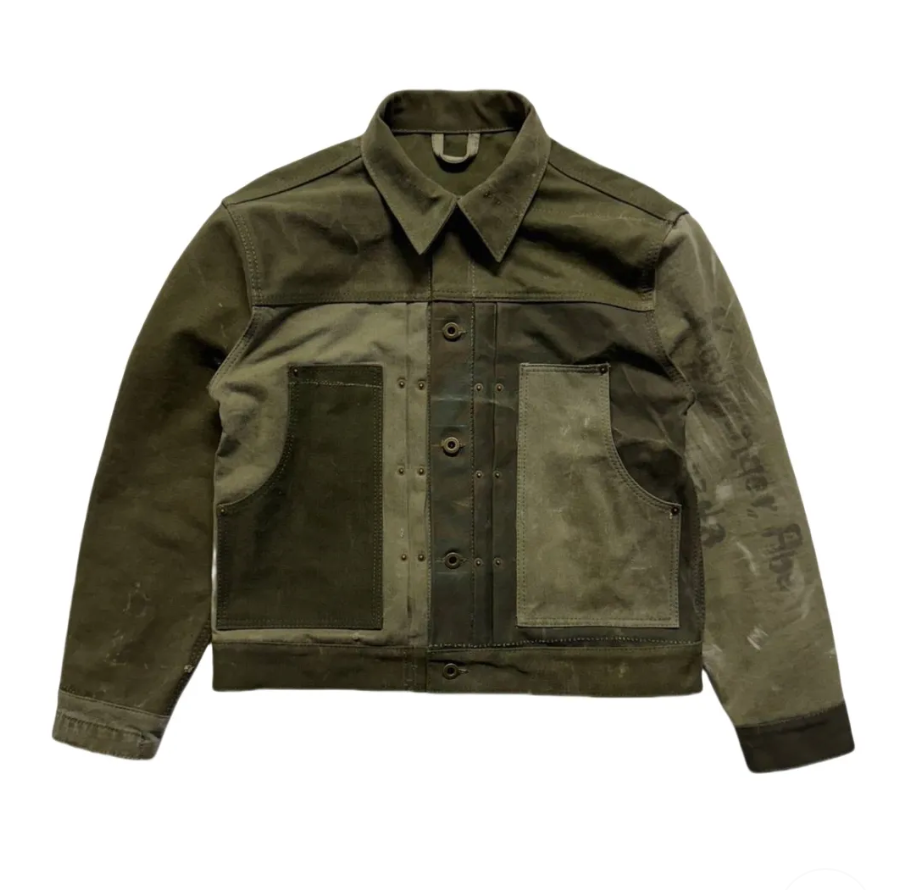 VINTAGE PATCHWORK MILITARY JACKET