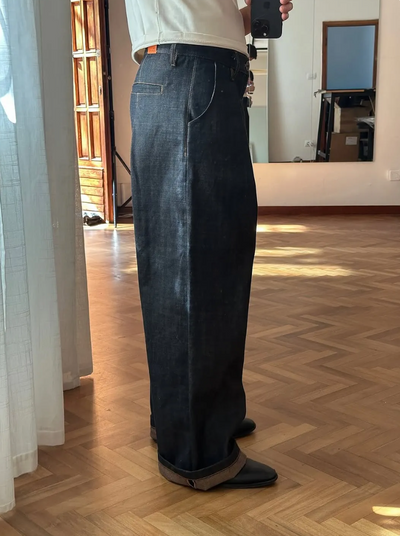 UMANORY HAKAMA DENIM PANTS