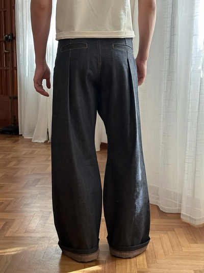 UMANORY HAKAMA DENIM PANTS