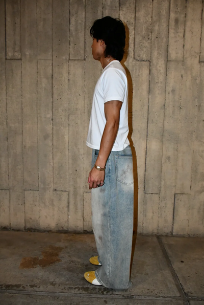 MUD/PAINT SPLATTER DENIM JEANS