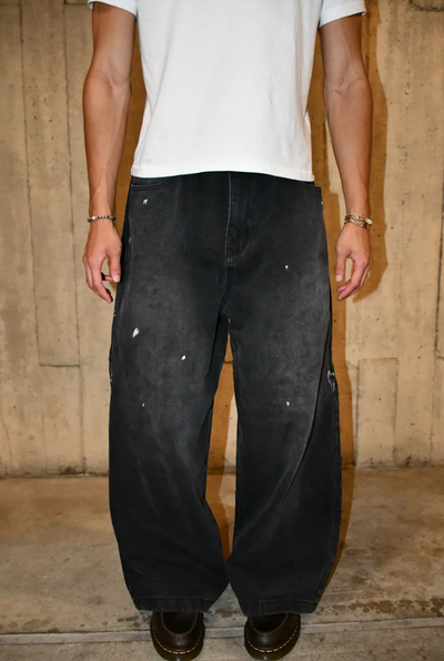 MUD/PAINT SPLATTER DENIM JEANS
