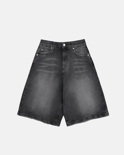 DENIM SHORT BAGGY JEANS