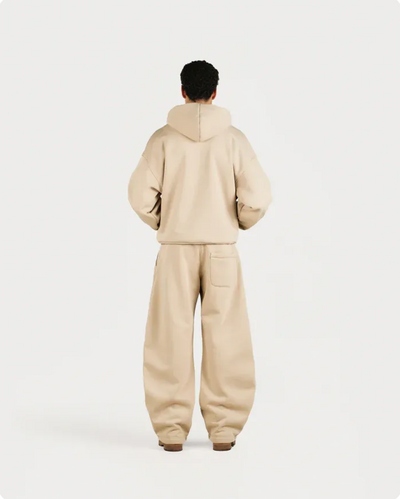 MONOCHROME ZIP SUIT