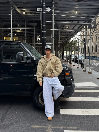 15OZ CANVAS CLASP BOMBER JACKET