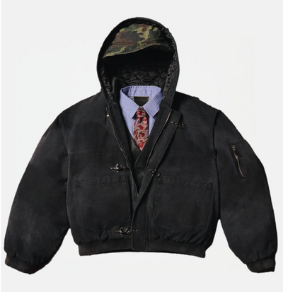 15OZ CANVAS CLASP WORKWEAR BOMBER JACKET