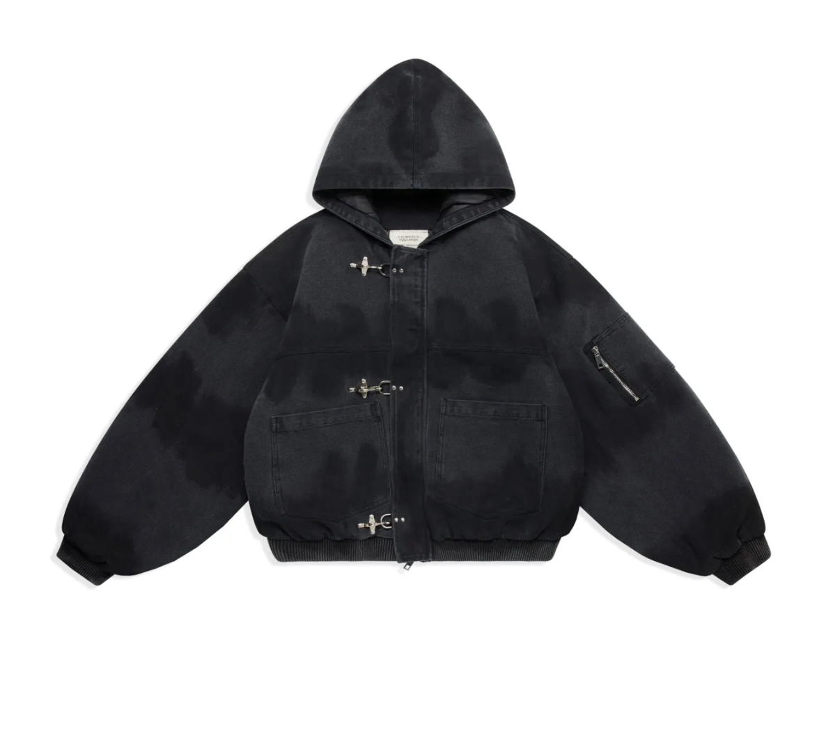 15OZ CANVAS CLASP WORKWEAR BOMBER JACKET