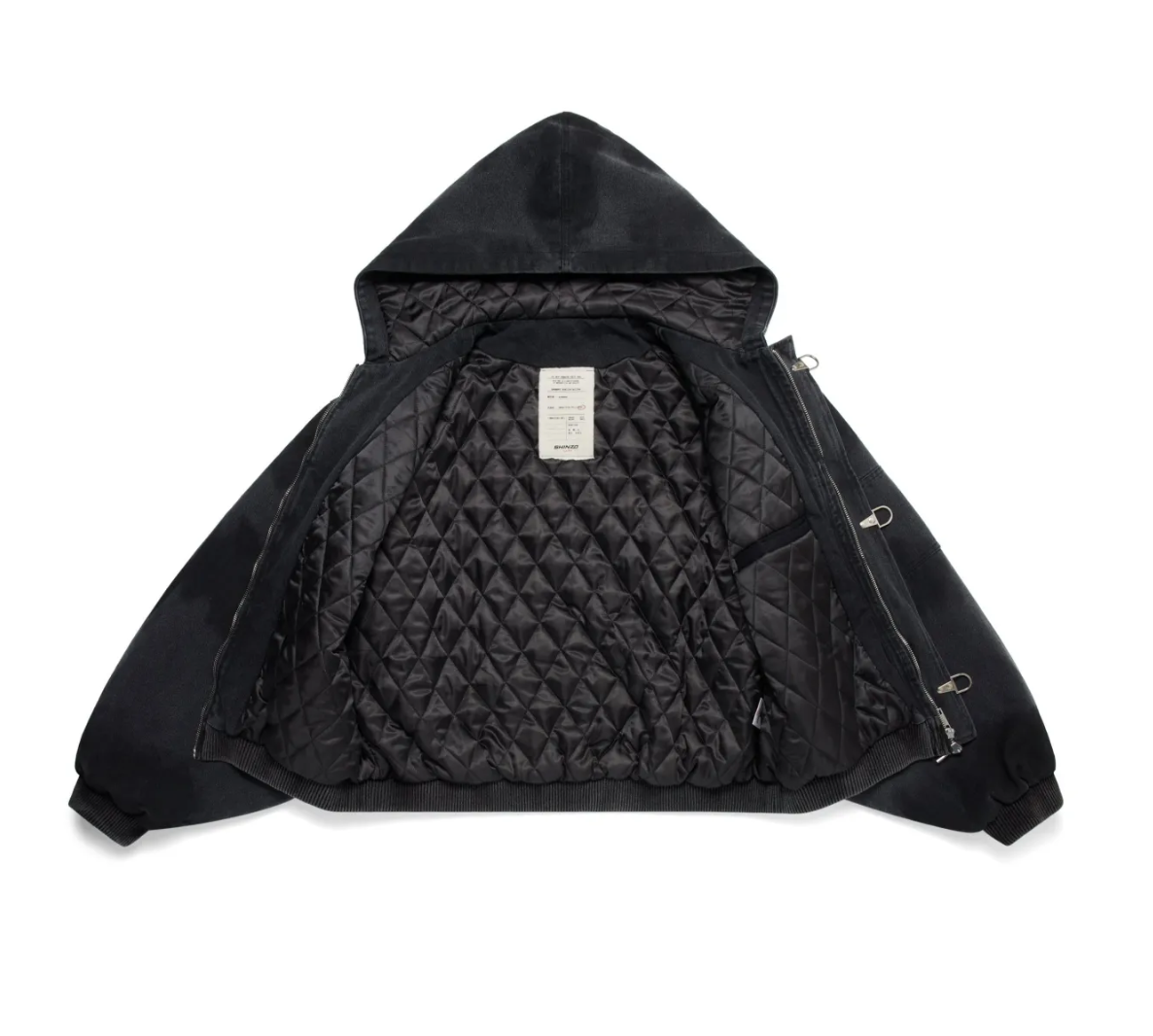 15OZ CANVAS CLASP WORKWEAR BOMBER JACKET