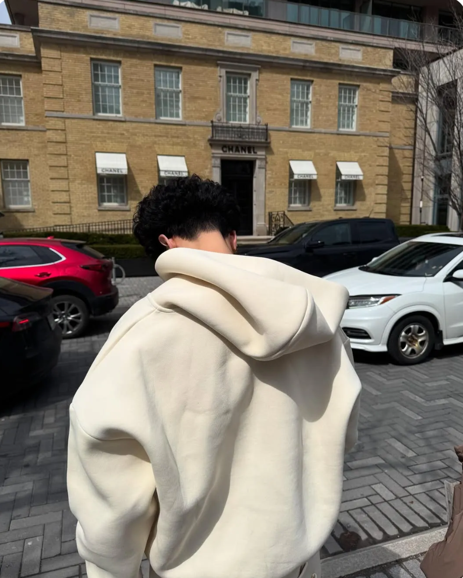 610 GSM MONOCHROME ZIPPED HOODIE