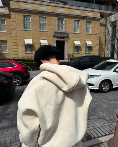 610 GSM MONOCHROME ZIPPED HOODIE