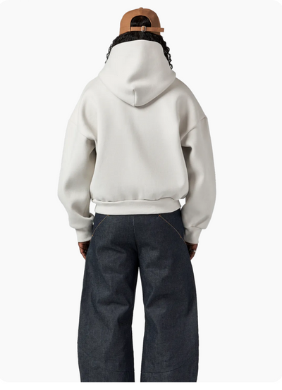 610 GSM MONOCHROME ZIPPED HOODIE