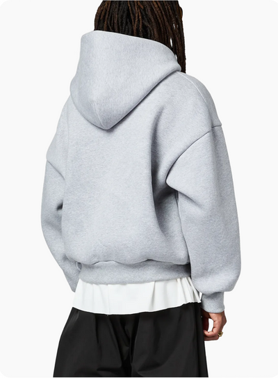 610 GSM MONOCHROME ZIPPED HOODIE
