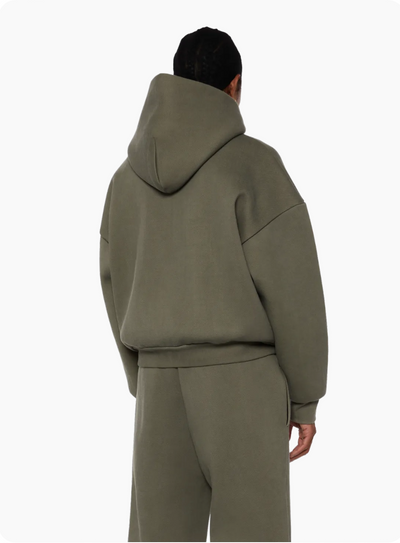 610 GSM MONOCHROME ZIPPED HOODIE
