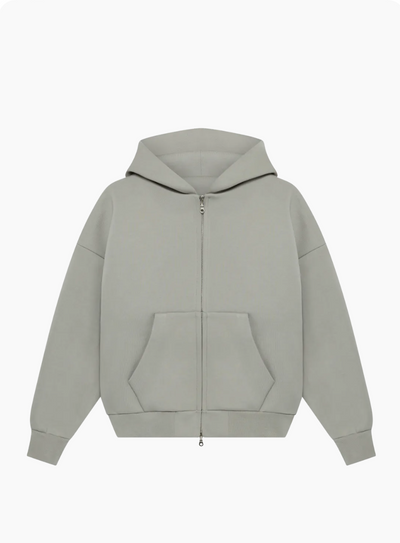 610 GSM MONOCHROME ZIPPED HOODIE