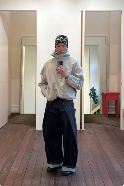 WRAPDENIM DOUBLE BUTTON
