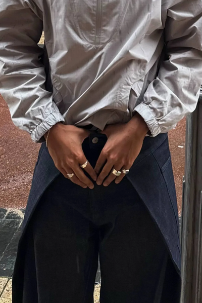 WRAPDENIM DOUBLE BUTTON